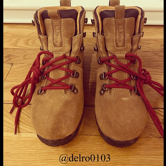 L.L. Bean Knife Edge Waterproof Hiking Boots Seude - Picture 3 of 6